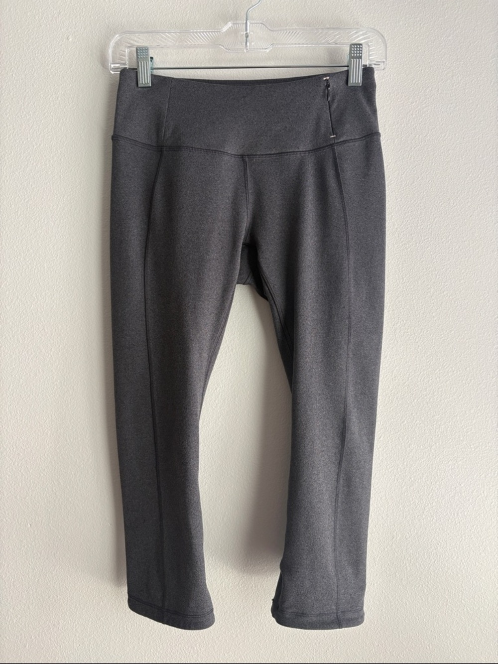 CALIA Essential Crossover Crop Leggings - Women’s Small, Dark Gray